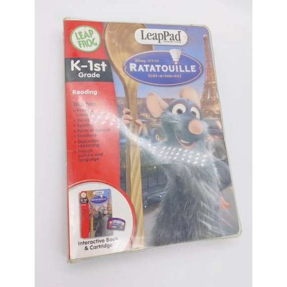 Leap Frog LeapPad Learning System Disney PIxar Ratatouille K-1st Book  Cartridge - Picture 2 of 16